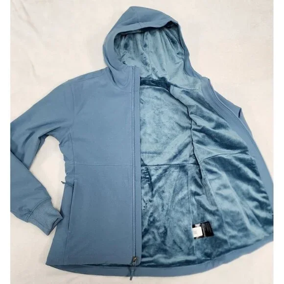 THE NORTH FACE Shelbe Raschel Hoodie Fleece Lined Zip Up Jacket Small - Picture 8 of 10